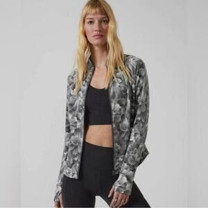 Athleta Salutation Floral Textured Jacket Women’s Small